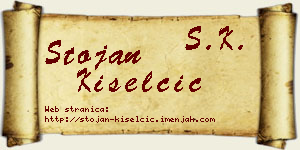 Stojan Kiselčić vizit kartica